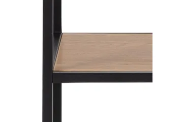 Hasslevik Bokhylla 135x35 cm 4 Hyllor - Natur/Matt Svart - Products - Förvaring - Hylla - Bokhylla