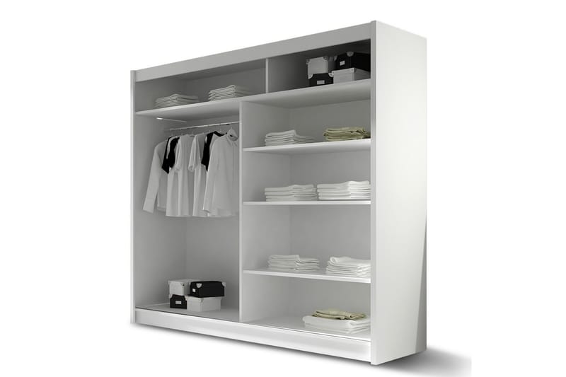Prag Garderob 180x57x215 cm - Beige - Products - Förvaring - Garderober & garderobssystem