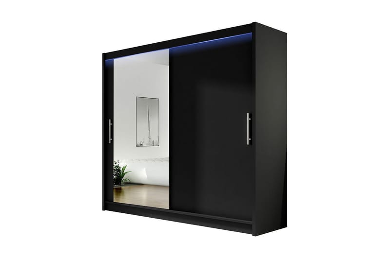 Prag Garderob 180x57x215 cm, Vit