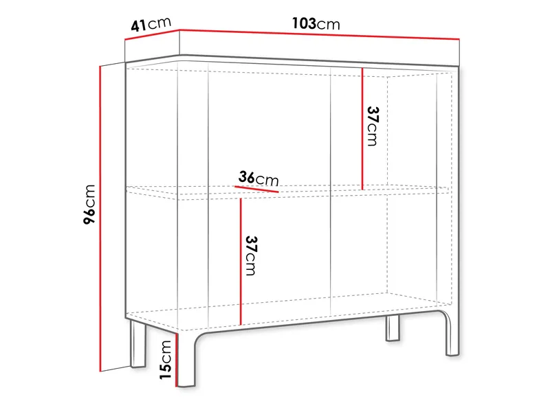 Aggarwal Skänk 103 cm - Products - Förvaring - Skåp - Förvaringsskåp