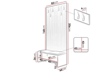 Dunvegan Highboard - Svart - Products - Förvaring - Skåp - Förvaringsskåp