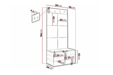 Dunvegan Highboard White - Products - Förvaring - Skåp - Förvaringsskåp