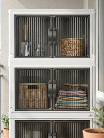 Overo Förvaringsskåp på hjul 127 cm - Products - Förvaring - Skåp - Förvaringsskåp - Klädskåp & omklädningsskåp
