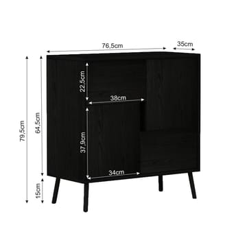 Zelvo Skänk 79,5 cm - Products - Förvaring - Skåp - Förvaringsskåp
