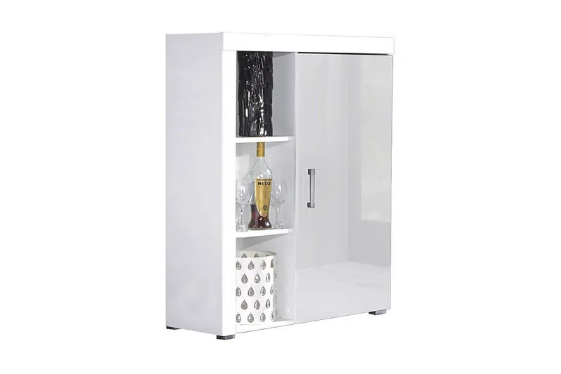 Samba Förvaringsskåp 90x35x114 cm White High gloss