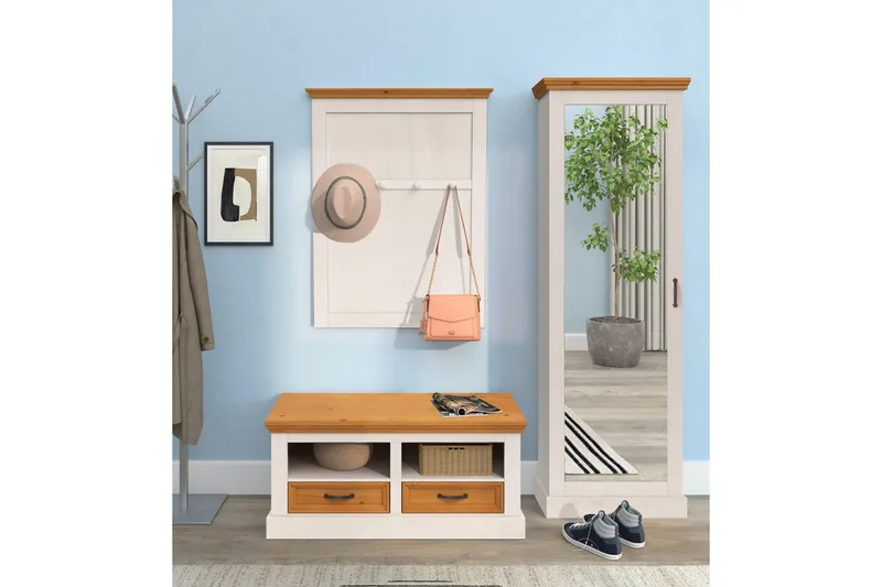 Selma Skoskåp 60x180 cm - Vit - Products - Förvaring - Skåp - Förvaringsskåp