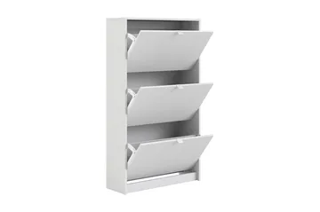 Shoey Skoskåp 3 Fack - Vit - Products - Förvaring - Skåp - Förvaringsskåp