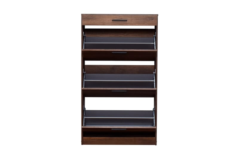 Skoskåp 75x128 cm - Valnöt - Products - Förvaring - Skåp - Förvaringsskåp