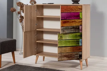 Vellavie Skåp 95 cm Regnbågspanel - Flerfärgad - Products - Förvaring - Skåp - Förvaringsskåp