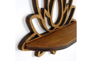 Nagaji Vägghylla 33 cm - Valnöt - Products - Förvaring - Småförvaring - Väggförvaring