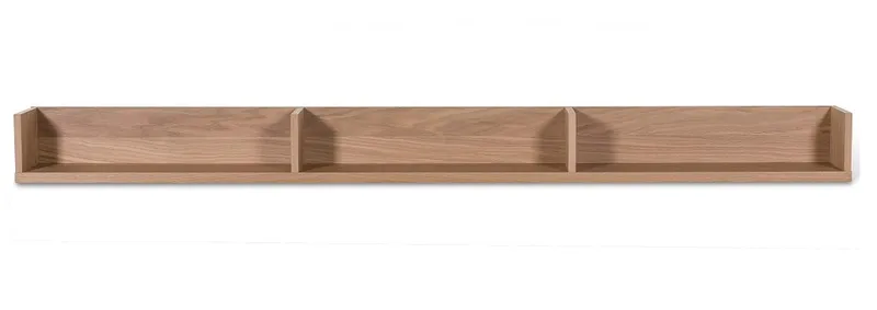 Vägghylla Trivas Ekfaner 180 cm, Ek