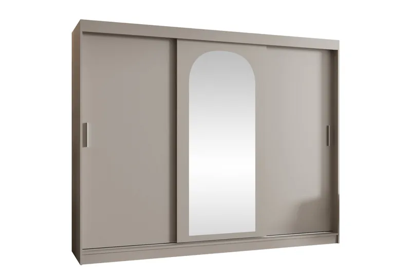 Tallmo Garderob m. Spegel 250x200 cm - Grön - Products - Förvaring - Garderober & garderobssystem