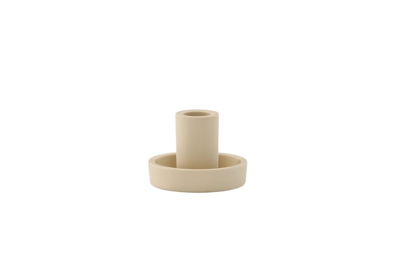 Ceco Ljusstake 11x5,6 cm - Beige - Products - Inredning - Ljus & dofter - Ljusstakar & ljuslyktor