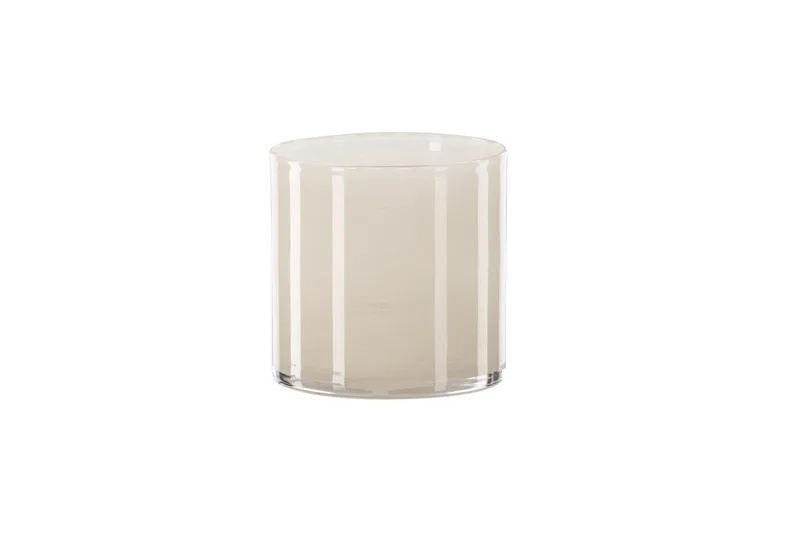 Glora Ljuslykta 12x12 cm - Beige - Products - Inredning - Ljus & dofter - Ljusstakar & ljuslyktor