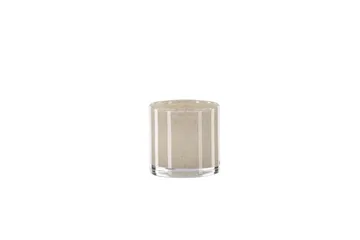 Glora Ljuslykta 8x8 cm - Beige - Products - Inredning - Ljus & dofter - Ljusstakar & ljuslyktor