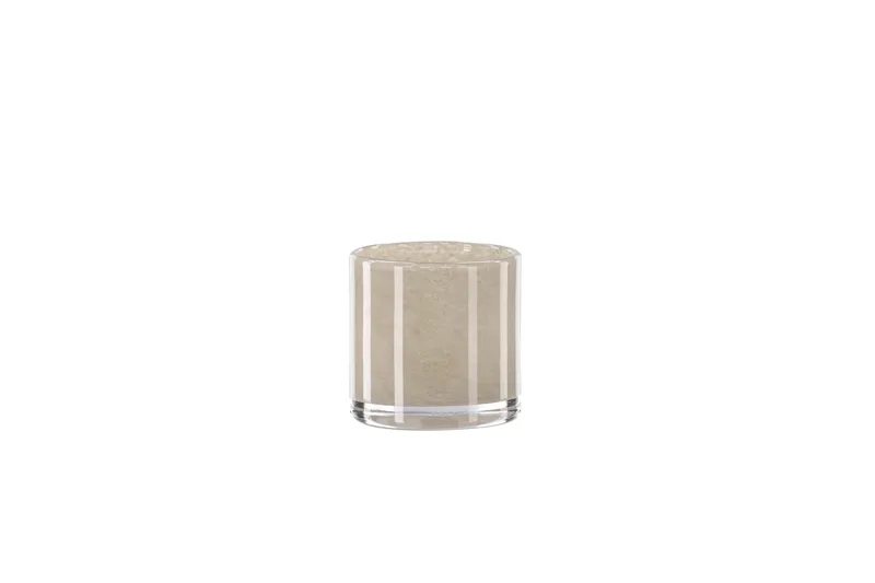 Glora Ljuslykta 8x8 cm - Beige - Products - Inredning - Ljus & dofter - Ljusstakar & ljuslyktor