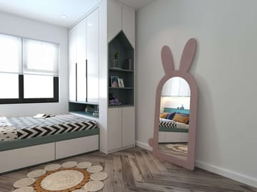 Devik Golvspegel 180 cm - Rosa - Products - Inredning - Spegel - Golvspegel