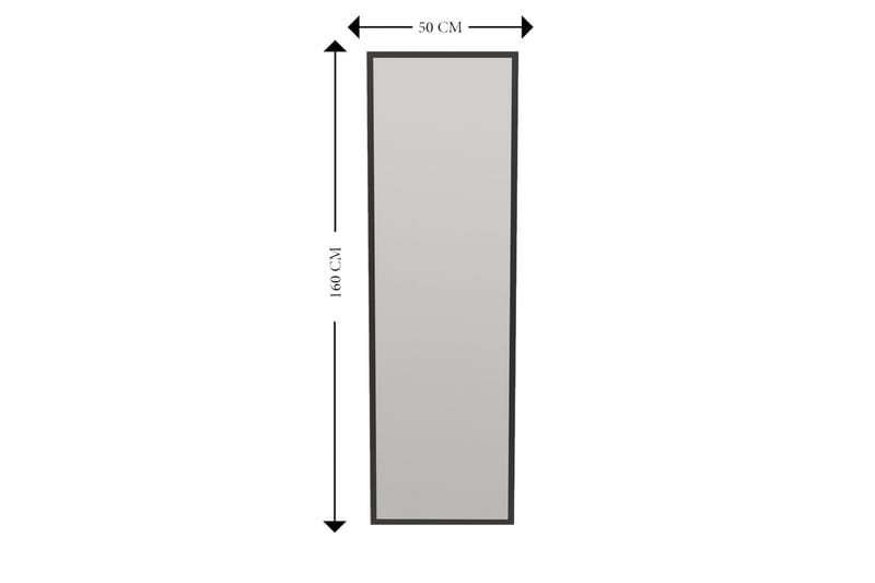 Falesia Spegel 50 cm Rektangulär - Svart - Products - Inredning - Spegel - Helkroppsspegel