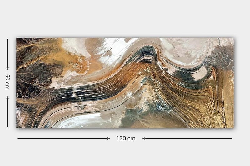 Canvastavla YTY Abstract & Fractals Flerfärgad - 120x50 cm - Products - Inredning - Tavlor & posters - Canvastavla