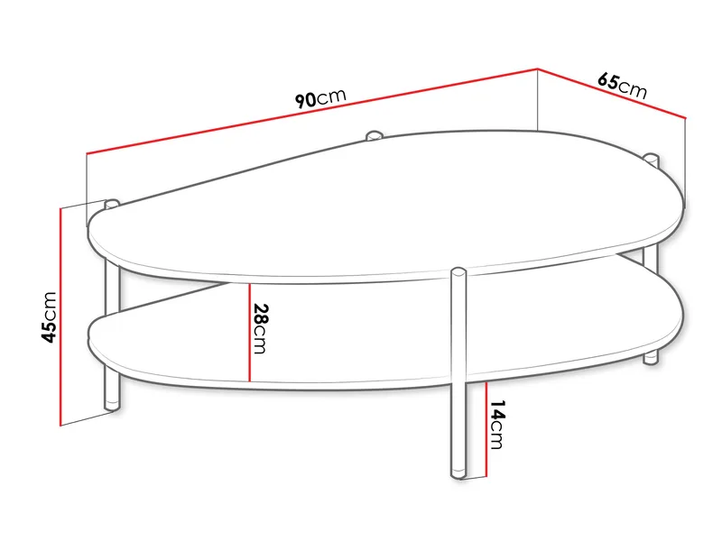 Aggarwal Soffbord 90 cm - Products - Möbler - Bord & matgrupp - Soffbord