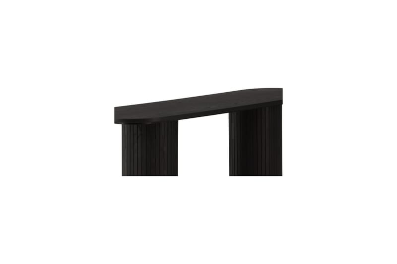 Bianca Sidobord 130x40x72 cm Oval - Svart - Products - Möbler - Bord & matgrupp - Avlastningsbord & sidobord - Brickbord & småbord