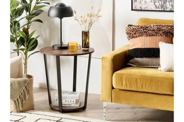 Emmalee Sidobord 50 cm - Mörkt trä/Svart - Products - Möbler - Bord & matgrupp - Avlastningsbord & sidobord - Brickbord & småbord