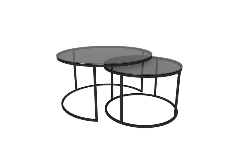 Kashiwa Soffbord 60 cm - Svart - Products - Möbler - Bord & matgrupp - Avlastningsbord & sidobord - Satsbord