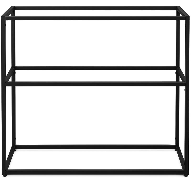 Konsolbord 100x35 cm Underrede, Svart