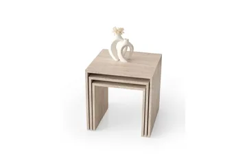 Miraen Satsbord 50 cm - Travertine - Products - Möbler - Bord & matgrupp - Avlastningsbord & sidobord - Satsbord