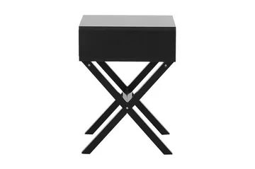 Mondejar Sängbord 40 cm med Förvaring Låda - Svart - Products - Möbler - Bord & matgrupp - Avlastningsbord & sidobord - Sängbord & nattduksbord