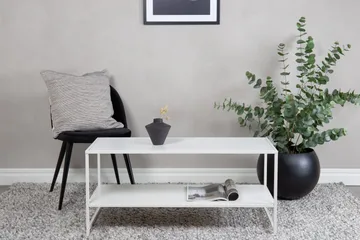 Staal Sidobord - Vit - Products - Möbler - Bord & matgrupp - Avlastningsbord & sidobord - Brickbord & småbord