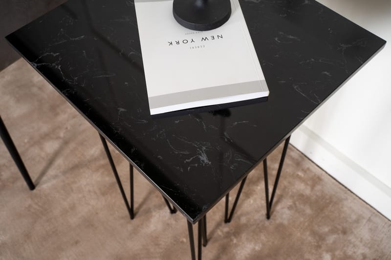 Stone Avlastningsbord 40 cm - Svart - Products - Möbler - Bord & matgrupp - Avlastningsbord & sidobord - Konsolbord & hallbord