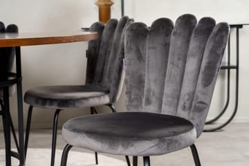 Copenhagen Matgrupp 140 cm Rund med 6 Limhamn stolar - Svart - Products - Möbler - Bord & matgrupp - Matgrupp