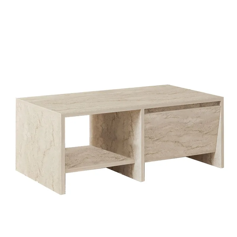 Crala Soffbord 90x35x45 cm - Travertin - Products - Möbler - Bord & matgrupp - Soffbord