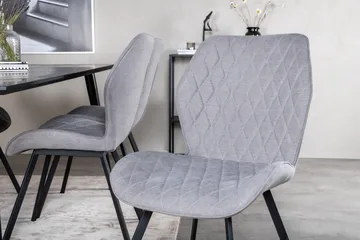 Dipp Matgrupp 180 cm Rektangulär med 6 Gemma stolar - Svart - Products - Möbler - Bord & matgrupp - Matgrupp