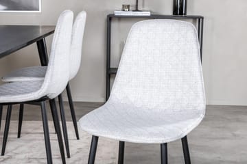 Dipp Matgrupp 180 cm Rektangulär med 6 Polar stolar - Svart - Products - Möbler - Bord & matgrupp - Matgrupp