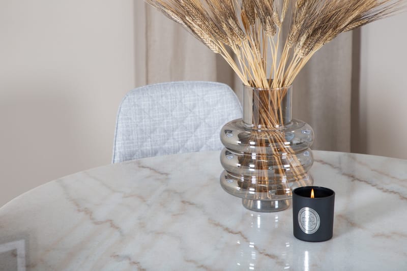 Estelle Matgrupp 106 cm Rund med 4 Polar stolar - Svart - Products - Möbler - Bord & matgrupp - Matgrupp