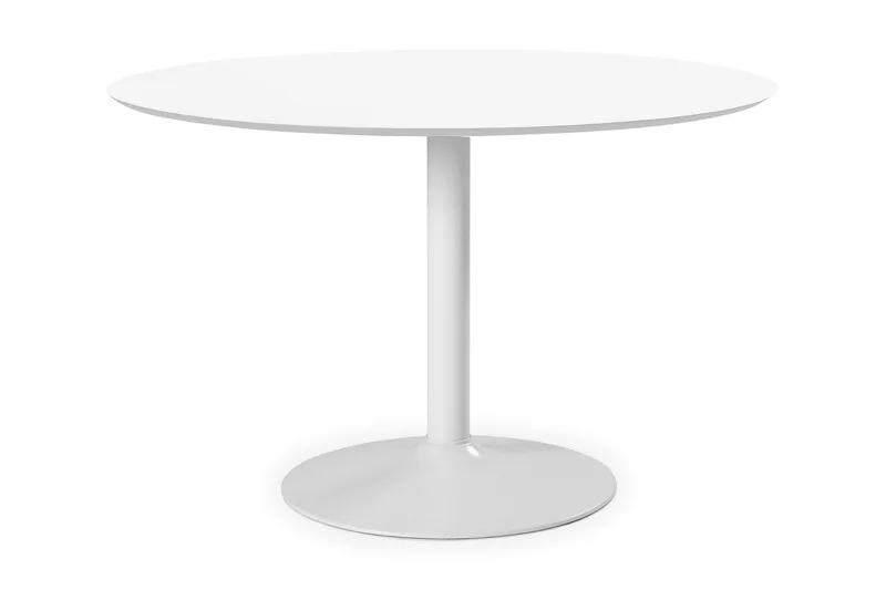 Ibiza Matbord 110 cm Runt, Vit