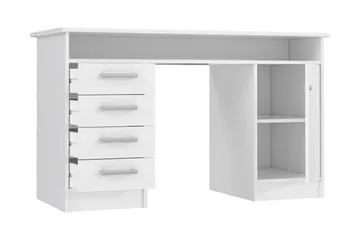 Baacwood Skrivbord 126 cm - Vit - Products - Möbler - Bord & matgrupp - Kontorsbord - Datorbord