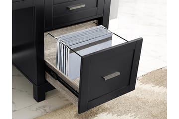 Carver Skrivbord 120 cm Svart - Dorel Home - Products - Möbler - Bord & matgrupp - Kontorsbord - Datorbord