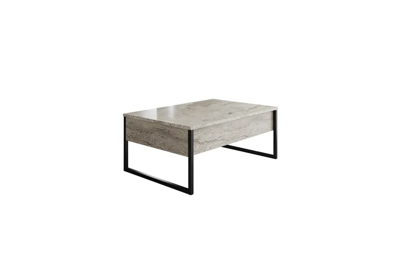 Luxe Soffbord 90 cm - Beige/Svart - Products - Möbler - Bord & matgrupp - Soffbord