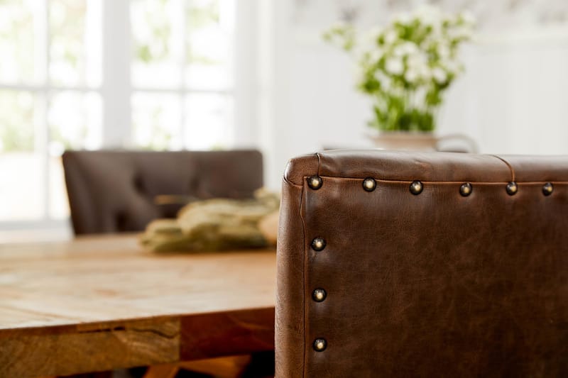 Lyon Förlängningsbar Matgrupp 200 cm med 6 Tuva Fåtölj - Natur/Brun - Products - Möbler - Bord & matgrupp - Matgrupp