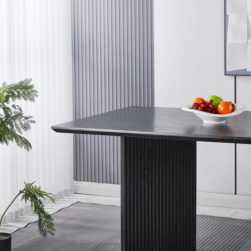 Matbord Crossby 180x90 cm - Svartbetsad ek - Products - Möbler - Bord & matgrupp - Matbord & köksbord