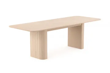 Kopparbo Matbord 180-240 cm Förlängningsbart - Ljust vitlaserat ekträ - Products - Möbler - Bord & matgrupp - Matbord & köksbord