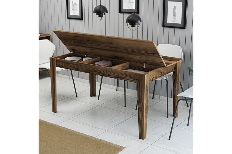 Lissione Matbord 145x88 cm Brun - Hanah Home - Products - Möbler - Bord & matgrupp - Matbord & köksbord