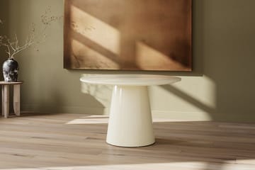 Runt matbord Lanzo 120 cm Glossy - Beige - Products - Möbler - Bord & matgrupp - Matbord & köksbord