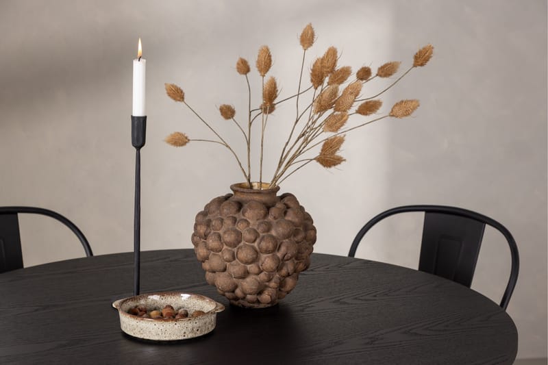 Olivia Matgrupp 110 cm Rund med 4 Tempe Stolar - Svart - Products - Möbler - Bord & matgrupp - Matgrupp