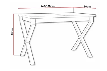 Patrickswell Matbord 80 cm - Svart - Products - Möbler - Bord & matgrupp - Matbord & köksbord