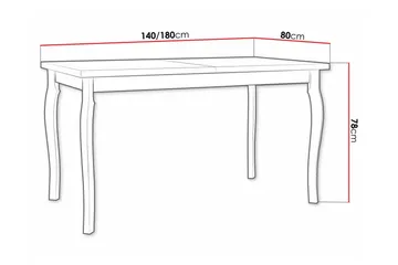 Patrickswell Matbord 80 cm - Svart - Products - Möbler - Bord & matgrupp - Matbord & köksbord