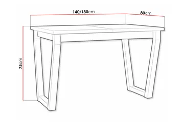 Patrickswell Matbord 80 cm - Svart - Products - Möbler - Bord & matgrupp - Matbord & köksbord